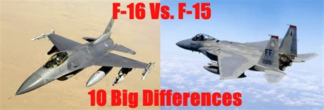 F 15 Vs F 16 Fighting Falcon Difference And Comparison Diffen