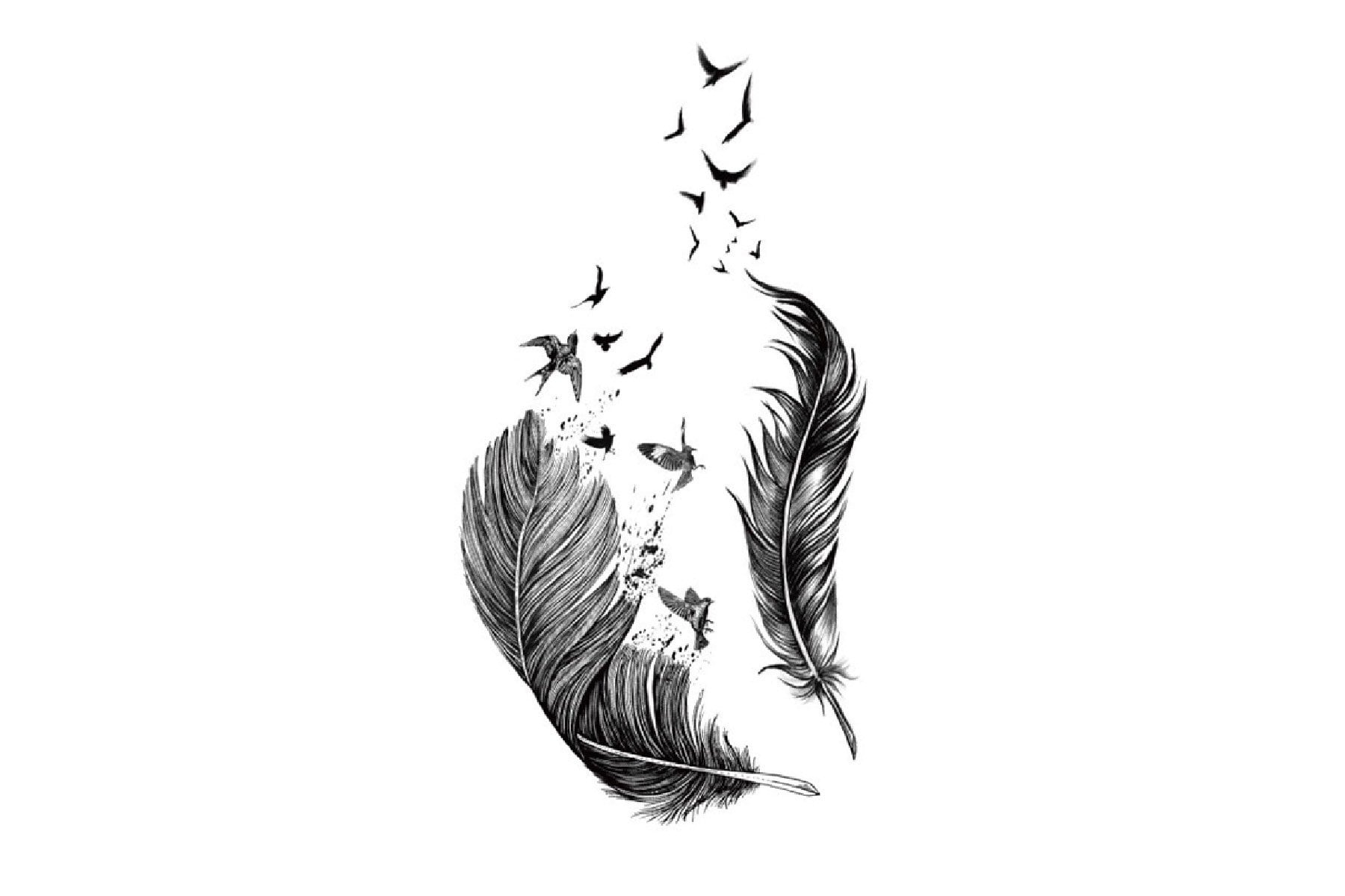 Feather Wing Tattoos