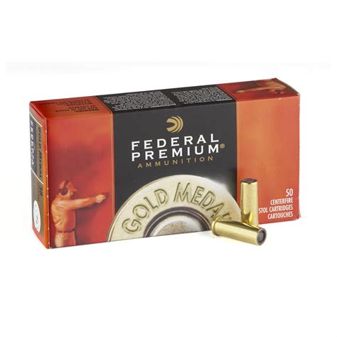 Federal Premium Gold Medal 38 Special 148 Grain Lead Wadcutter Match