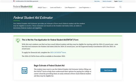 Federal Student Aid Estimator Updated For 2024 25 College Aid Services