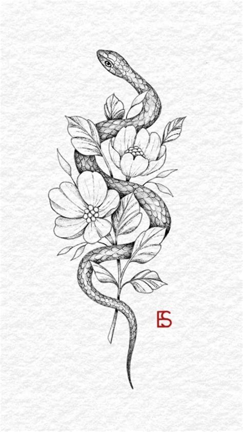 Female Snake Tattoo Printable Calendars At A Glance