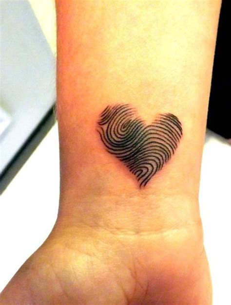 Fingerprint Tattoo Tumblr Fingerprint Heart Tattoos Fingerprint