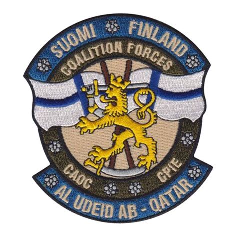 Finnish Air Force Custom Patches