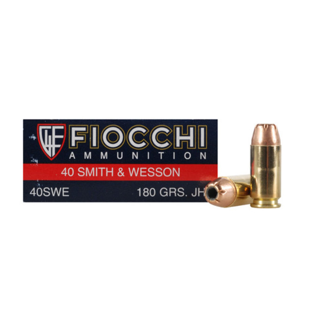 Fiocchi Ammo 40 S W 180 Grains Jhp Ammunition 40Swe 1035198