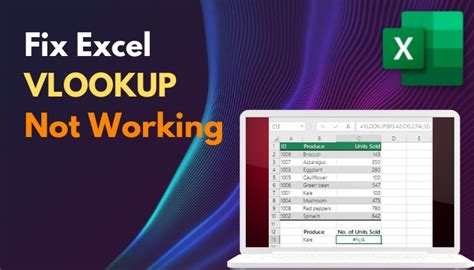 Fix Excel Vlookup Not Working Quick Ways To Resolve 2024