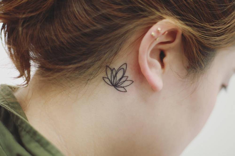 Flower Tattoo Behind Ear Meaning Best Flower Site