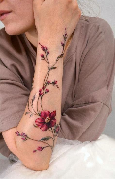 Forearm Flower Tattoo Tattoos Forearm Tattoo Women Forearm Flower