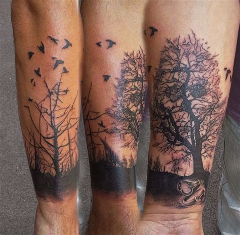 Forearm Forest Tattoo Designs Ideas And Meaning Tattoos For You