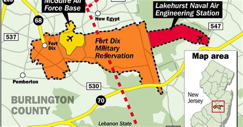 Fort Dix Map