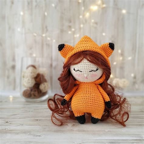 Fox Girl Foxella Doll Free Pattern Amigurumi