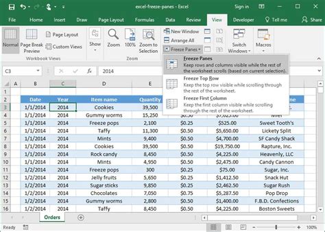 Freezing Panes In Excel Deskbright