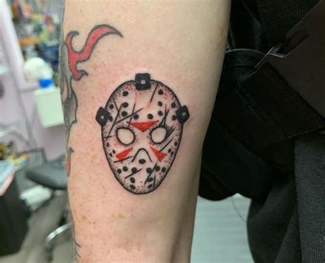 Friday The 13Th Small Jason Mask Tattoo Best Tattoo Ideas