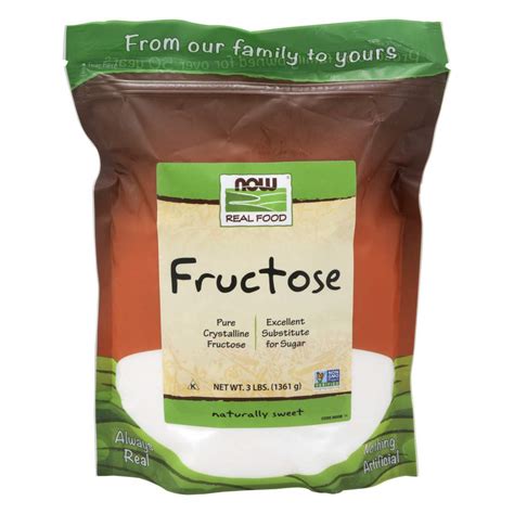 Fructose Pure Crystalline Fructose Now Foods