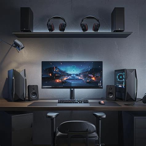 Gaming Gear The Ultimate Setup Premium Ai Generated Image