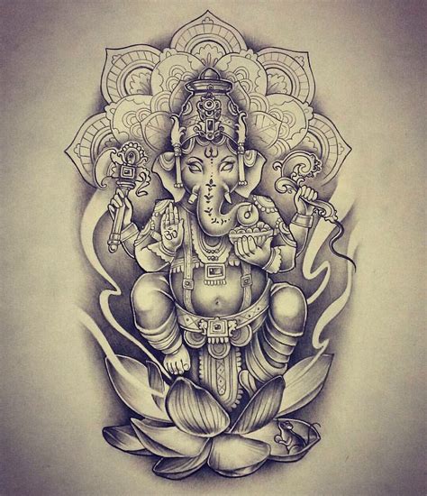 Ganesha Tattoo Drawing At Paintingvalley Com Explore Collection Of