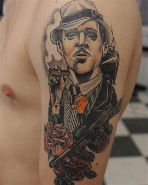 Gangster Tattoo Designs For Men