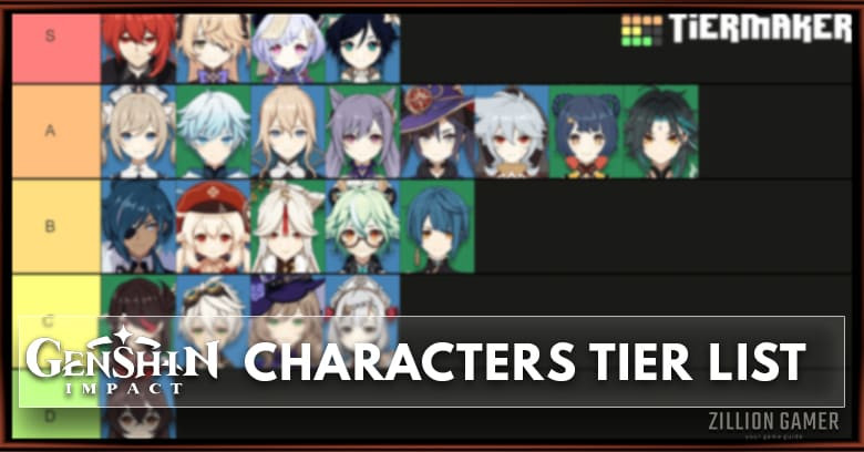 Genshin Impact Tier List S A B C D Walkthrough Steps