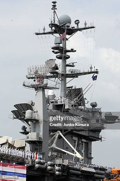 George Washington Arrives At Yokosuka U S Navy Base On September 25