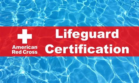 Get Your Red Cross Lifeguard Certification Red Cross