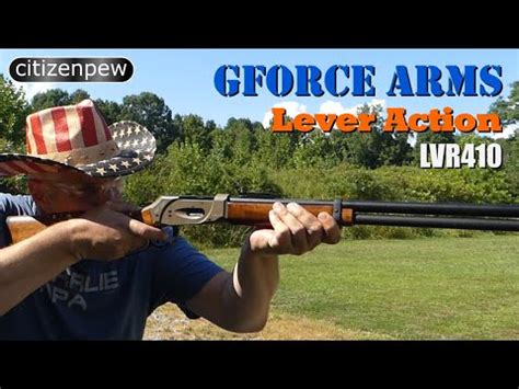 Gforce Arms Lvr410 Lever Action First Shots At The Range Youtube