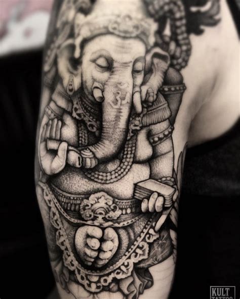 God Ganesha Tattoo On Half Sleeve Tattoo Designs Tattoo Pictures