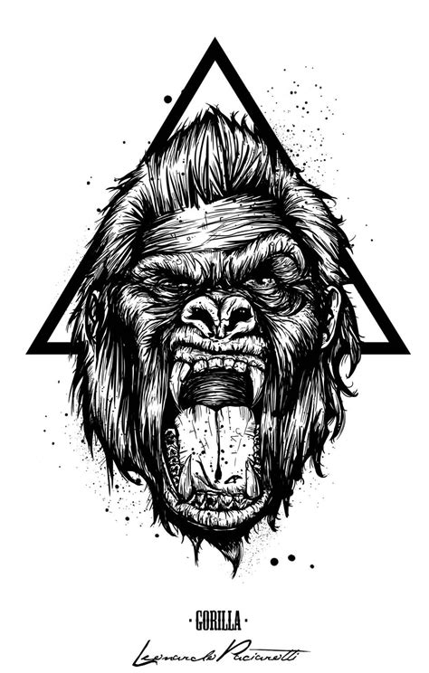 Gorilla Tattoo Design Design Talk