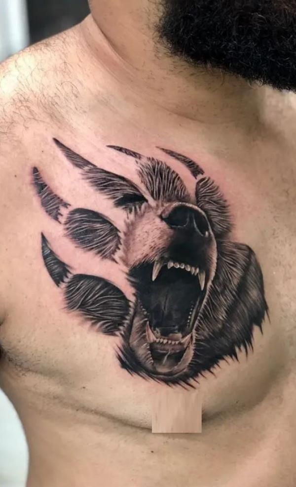 Grizzly Bear Tattoos Symbolism And Design Ideas Art And Design