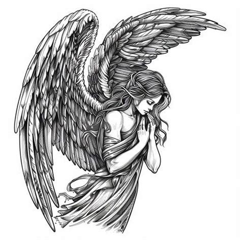 Guardian Angel Tattoo Idee Per Tatuaggi Tatuaggi Tatuaggi Religiosi