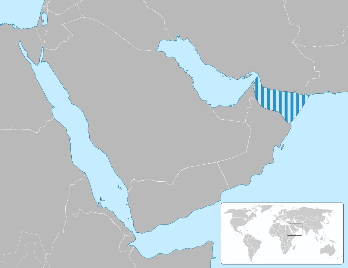 Gulf Of Oman Map