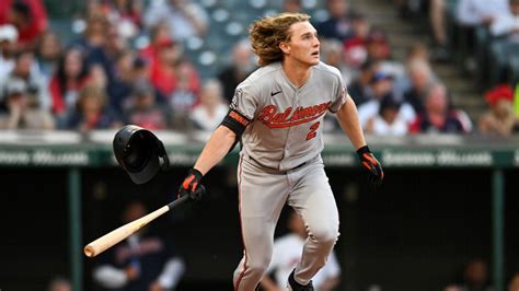 Gunnar Henderson S Helmet Fell Off While He Hit His First Big League