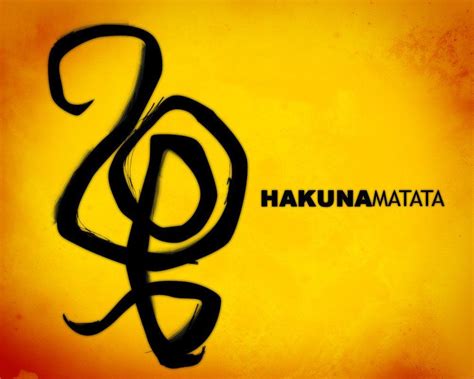 Hakuna Matata Symbol