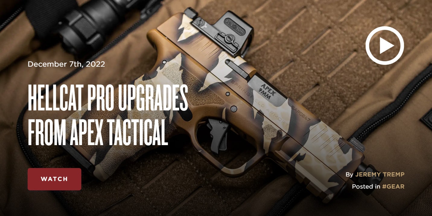 Hellcat Pro Upgrades From Apex Tactical The Armory Life