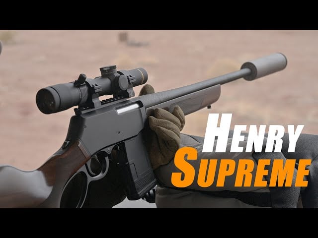 Henry Lever Supreme Tactical Stock Black 223 300 Blackout