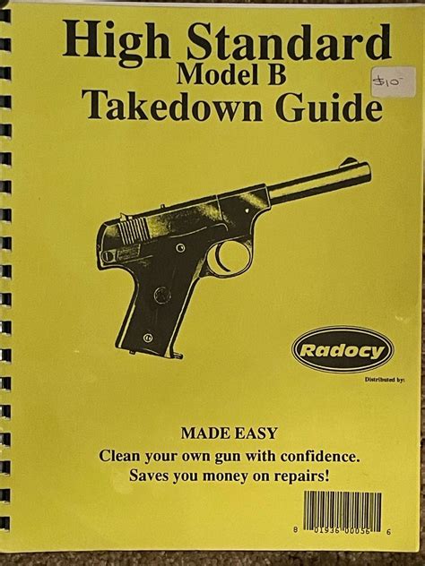 High Standard Model B Takedown Guide