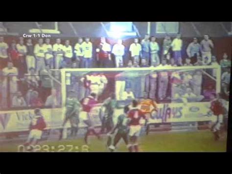 Highlights Crewe V Doncaster Rovers 1991 Youtube