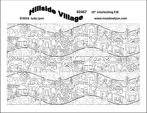 Hillside Village 10 Edge To Edge Meadowlyon Designs