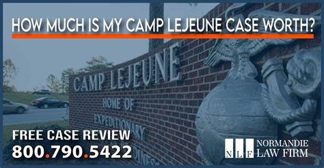 How Much Is My Camp Lejeune Case Worth