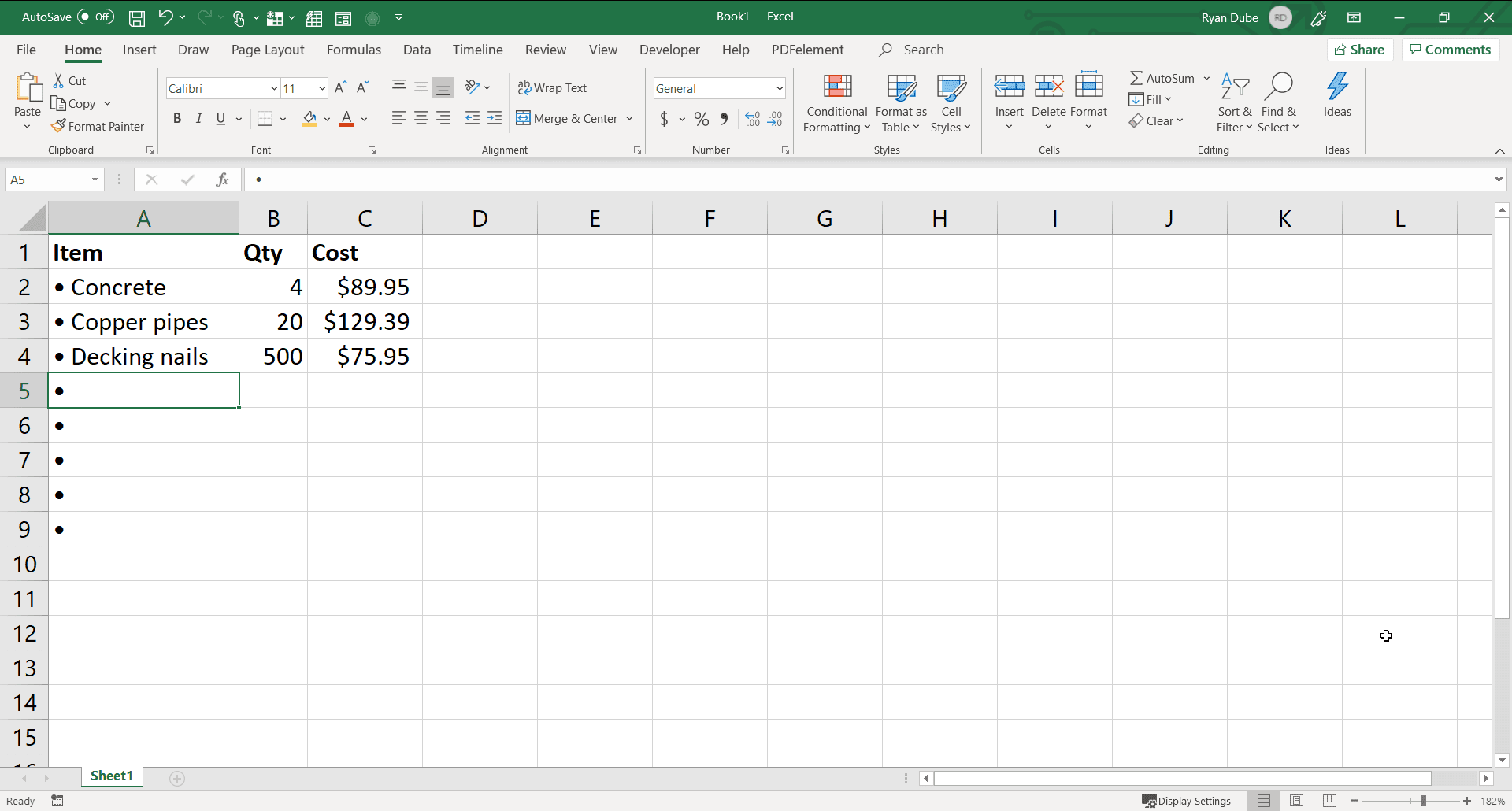 How To Add Bullet Points In Excel Manycoders