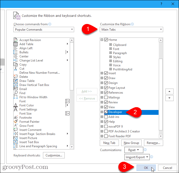 How To Add The Developer Tab To The Microsoft Office Ribbon Pcworld