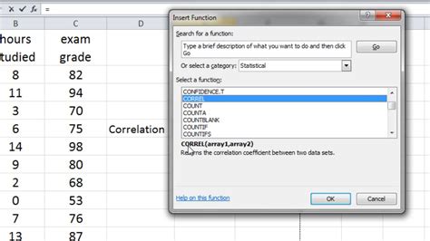 How To Calculate A Correlation In Excel Function Approach P Value