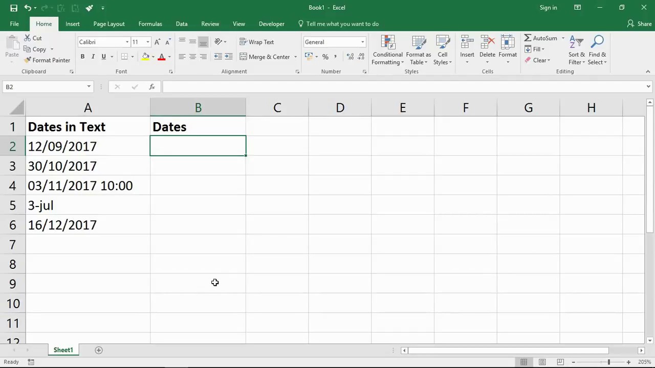 How To Convert Date Format In Excel Sheet Printable Online