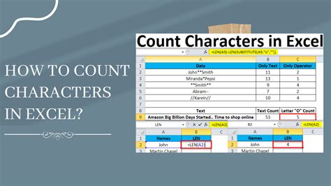 How To Count Characters In Excel Earn Excel