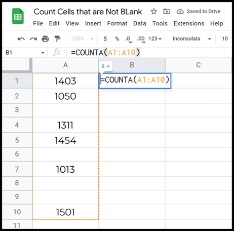 How To Count Nonblank Cells In Excel