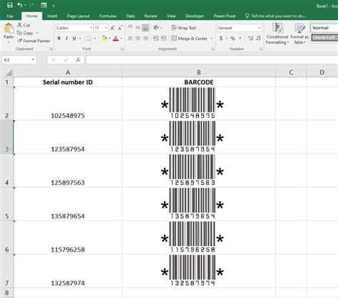 How To Create Barcodes In Excel Easy Step By Step