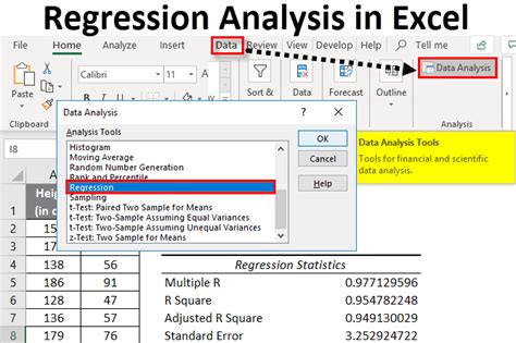 How To Do Regression Analysis In Excel