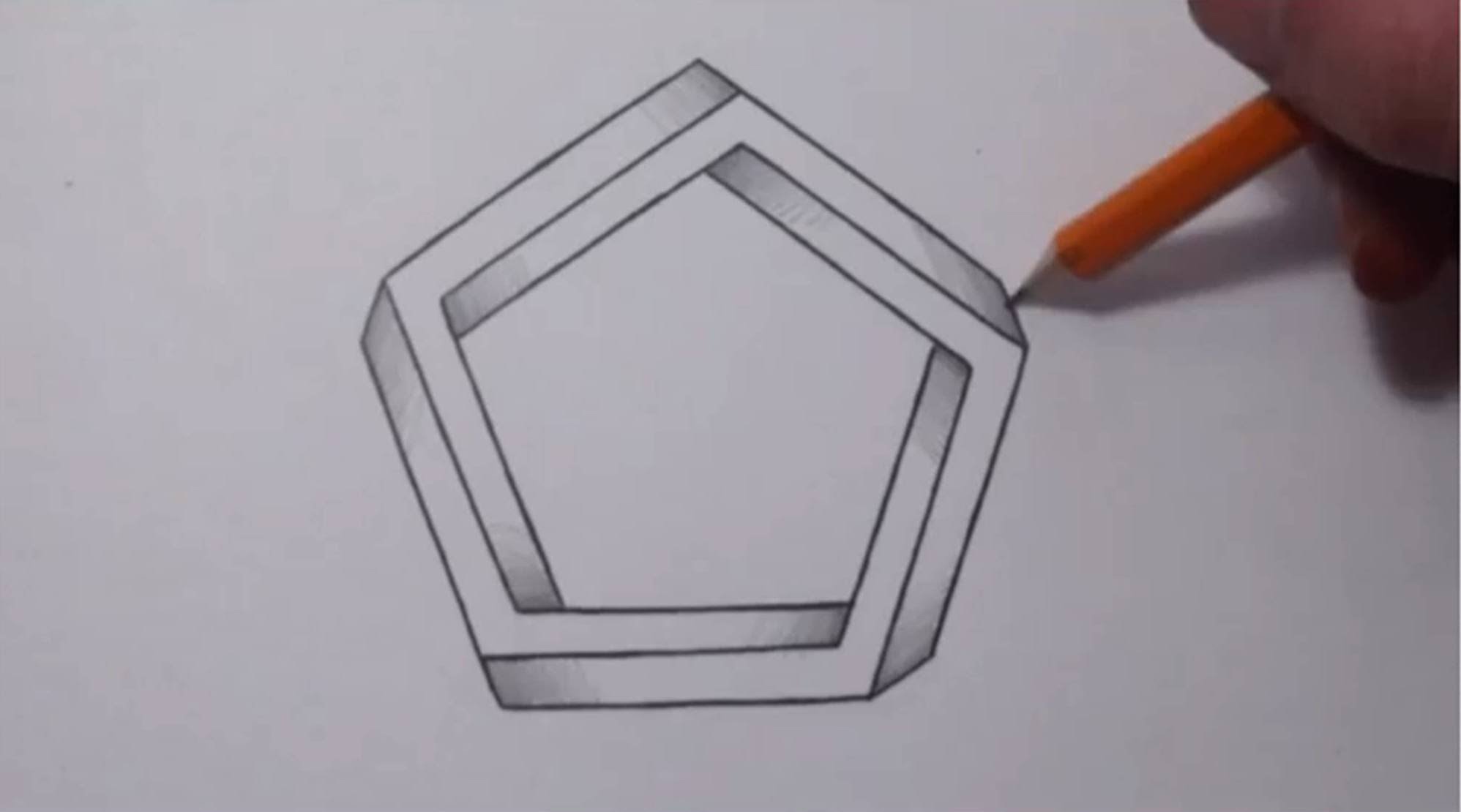 How To Draw Pentagon By Special Method Using Compass Step By Step