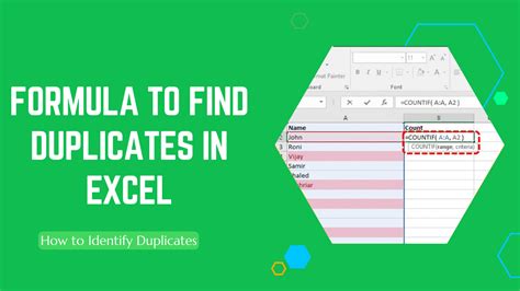 How To Get Duplicate Values In Excel Using Formula Printable Timeline Templates