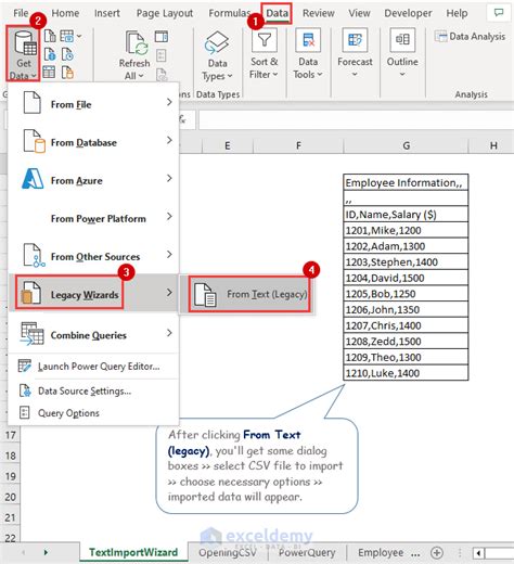 How To Import Csv Data Into Excel 4 Handy Approaches