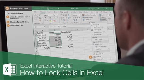 How To Lock Cells In Excel Customguide