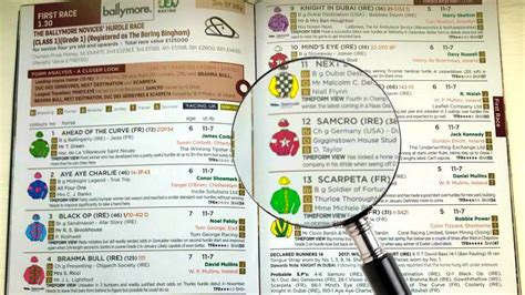 How To Read A Horse Racecard Youtube